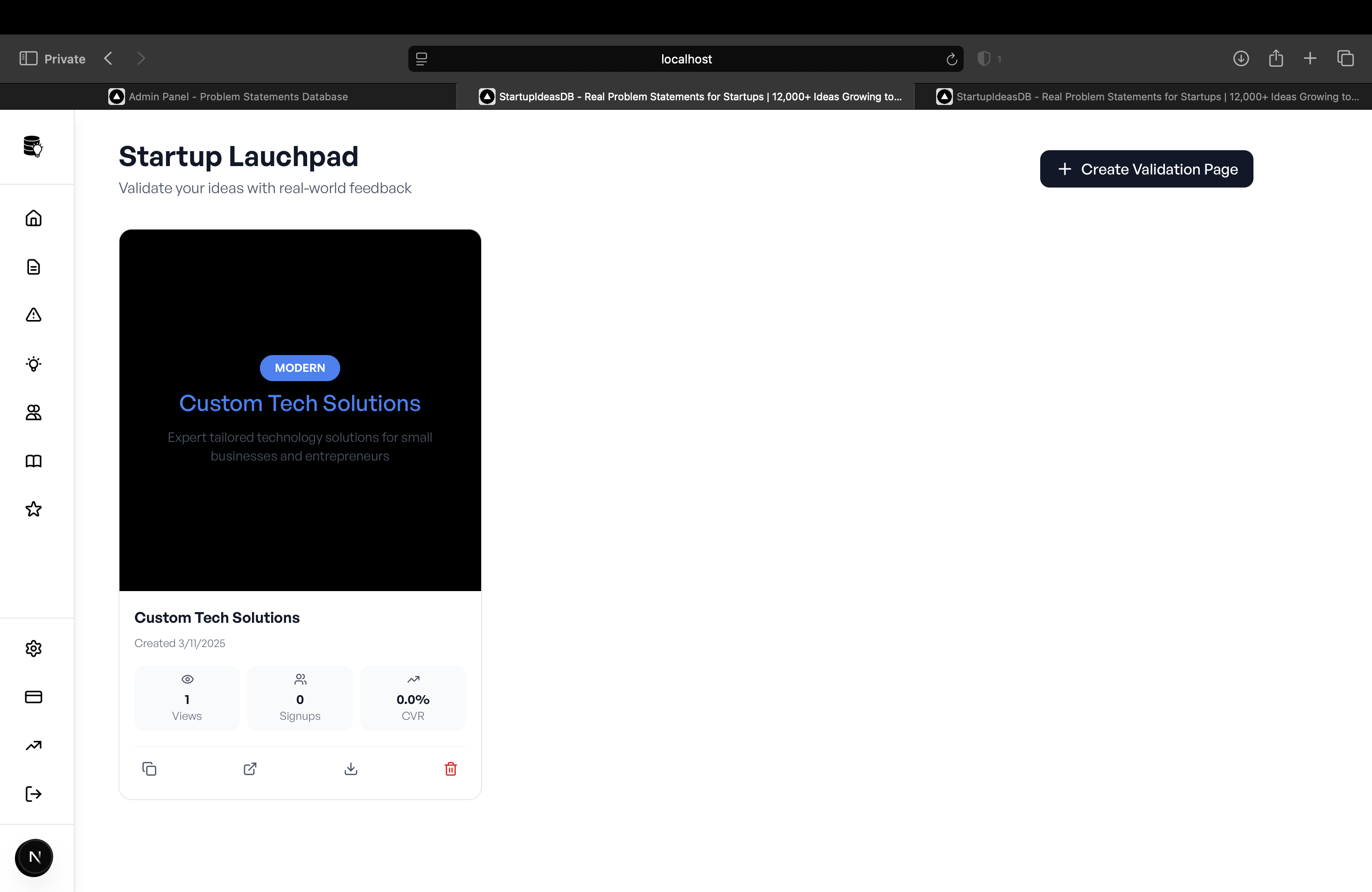 Final Generated Landing Page